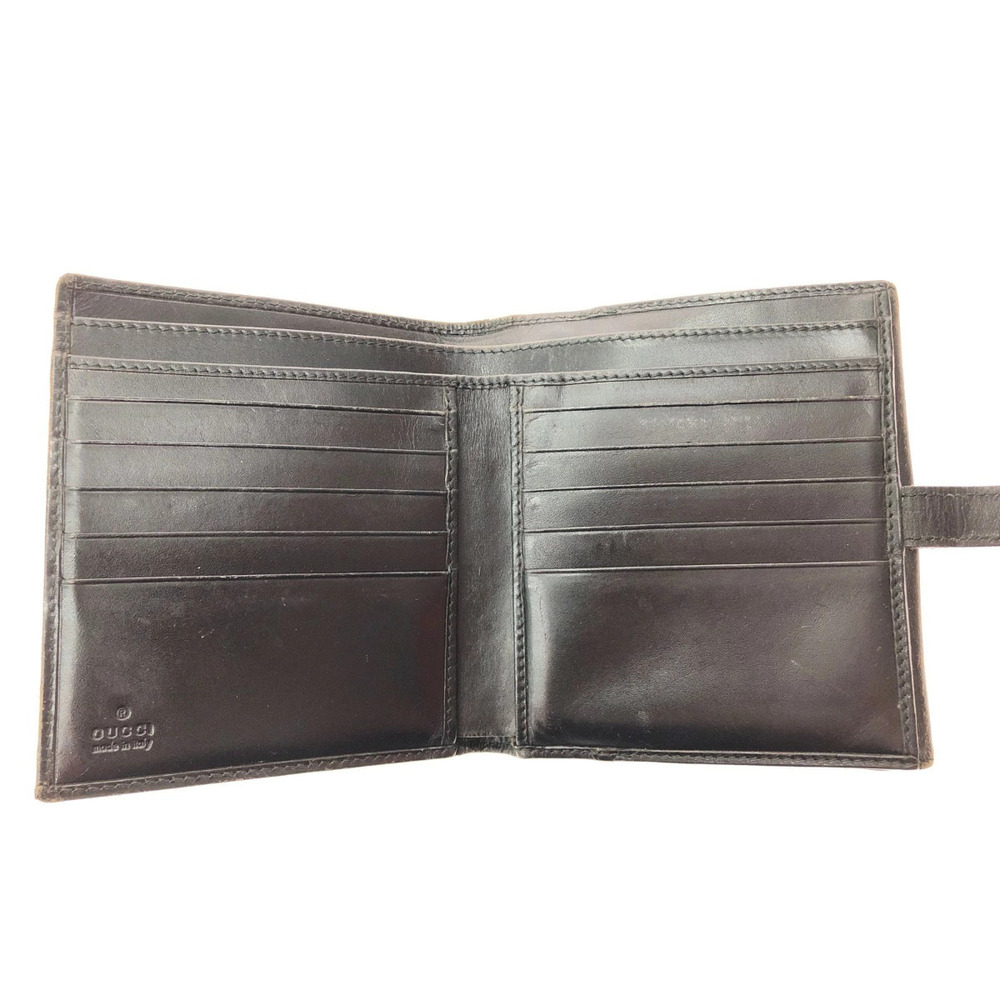 GUCCI Double Snap Bi fold Wallet Jackie Compact - Picture 4 of 9